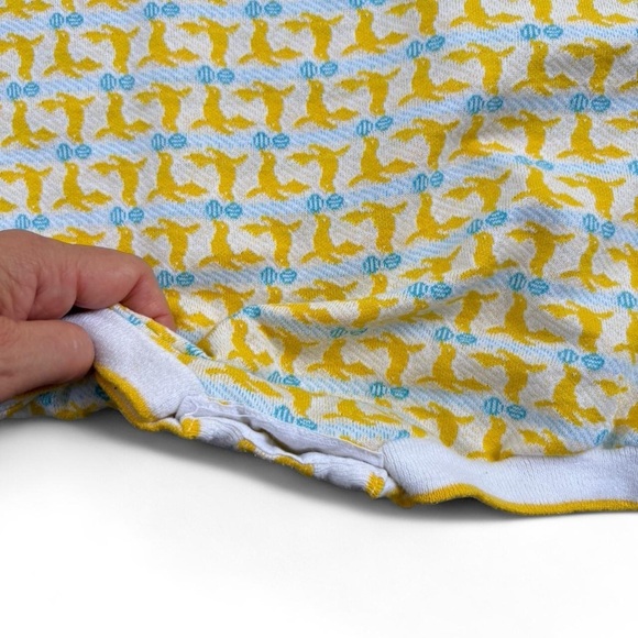 Vintage Yellow and Blue Baby Romper - Picture 4 of 4